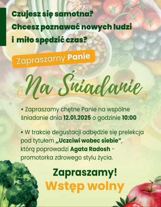 Ulotka: Uczciwi wobec siebie, Agata Radosh, 12 stycznia 2025